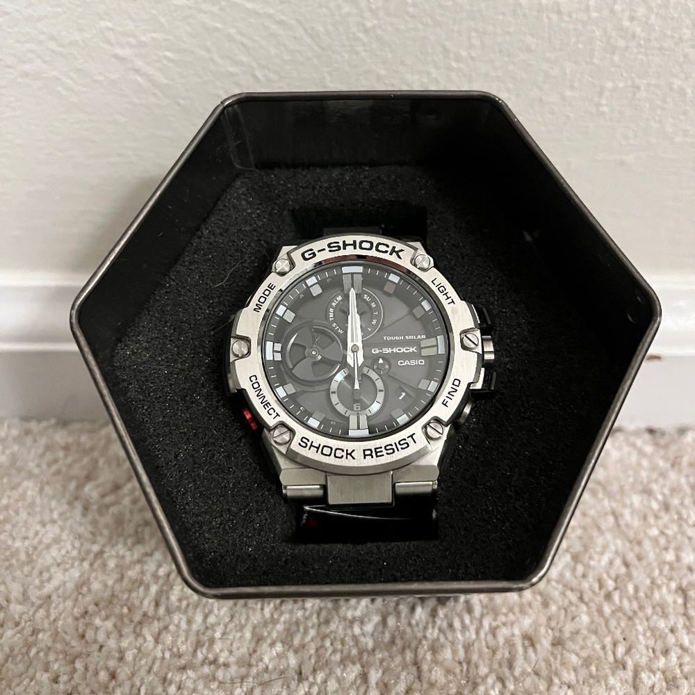 Casio G-shock G STEEL Wristwatch Gst-b100-1ajf